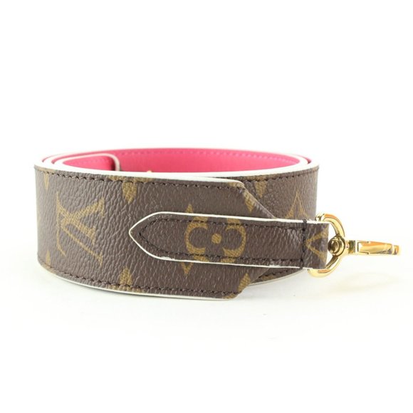 Louis Vuitton Monogram x Fuchsia Reversible Guitar Strap Shoulder 1LK0216 main image 8